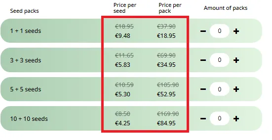 Dutch passion 50% off offer